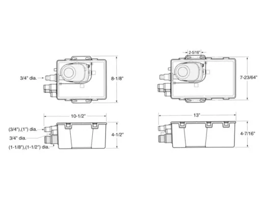 #Attwood Duschabsaugpumpe 750 12V
