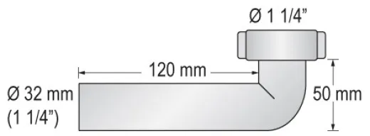 1 1/2 Auslauf-Set
