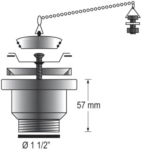 1 1/4 T-Stück