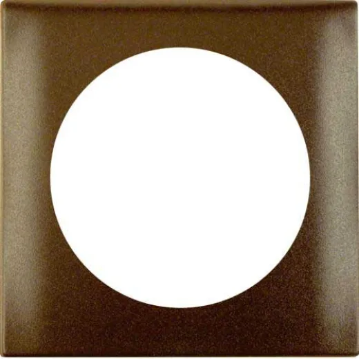 1-fach Abdeckrahmen (braun matt)