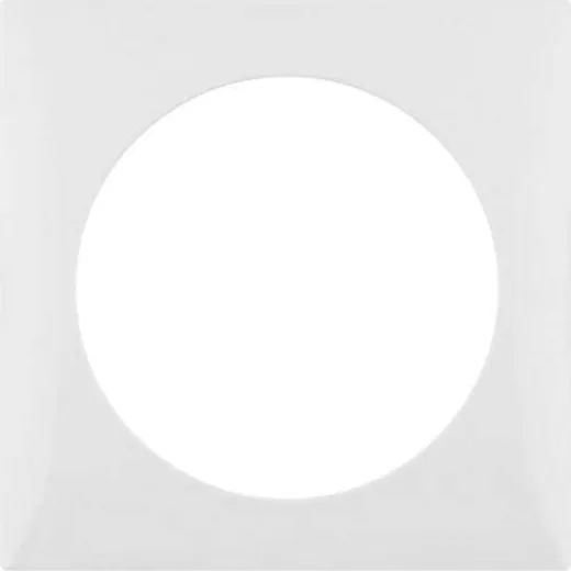 1-fach Abdeckrahmen (polar-weiß glänzend)