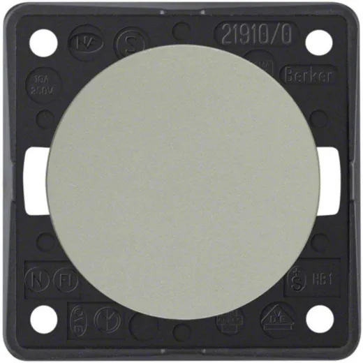 1-poliger Impulsschalter (chrom matt)