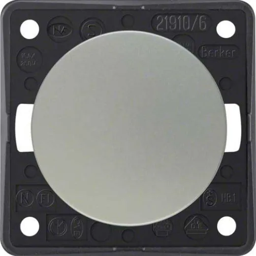 1-poliger Umschalter (chrom matt)