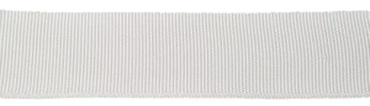100m-Rolle POLYESTER-Gurtband LEICHT weiß 10mm