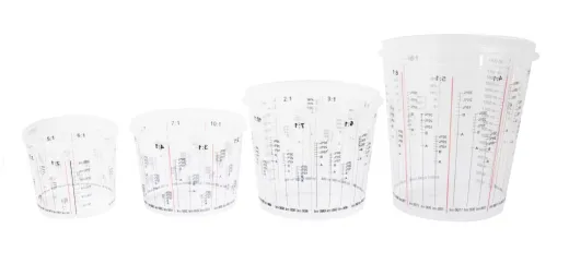 25 x Mischbecher 1100ml (1400ml Fassungsvermögen)