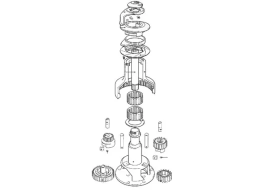 48000482 40ST Chrome Feeder Arm