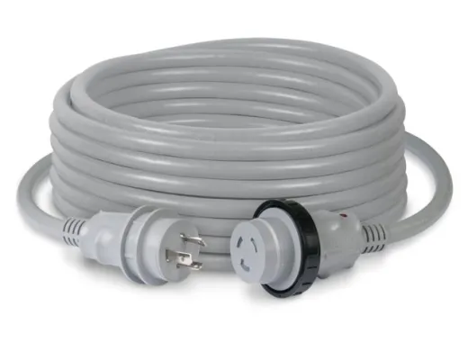 50A 125V Cordset 50 Molded weiß
