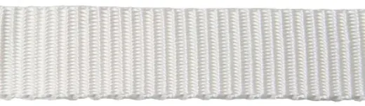 50m-Rolle PES-Gurt EXTRA HEAVY WEIGHT weiß 25mm