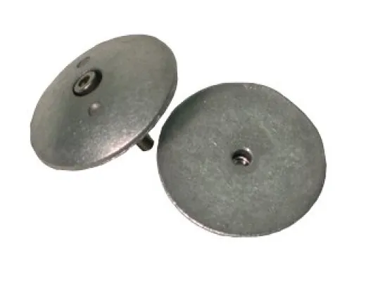 Navalloy Rudder/Trim Tab Anode; 72mm Rudder Trim Tab Double