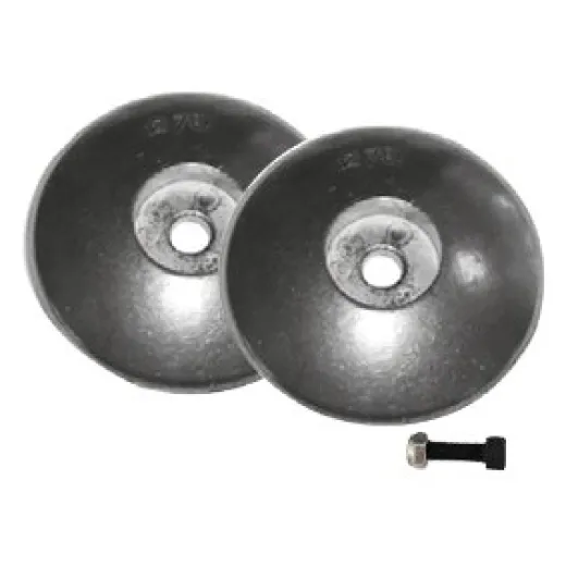 Navalloy Rudder/Trim Tab Anode; 72mm Rudder Trim Tab Double