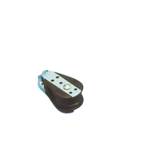 Allpa Kunststoff Einscheibenblock, 8mm, Kugellager 28mm, Arbeitslast 150kg, Bruchlast 750kg