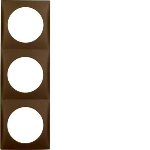 Abdeckrahmen 3-fach (braun matt)