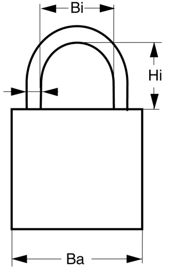 ABUS Marineschloss 85IB 30mm 4 St.gleichschl.