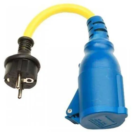 Adapterkabel 16A / 250V Schuko / CEE