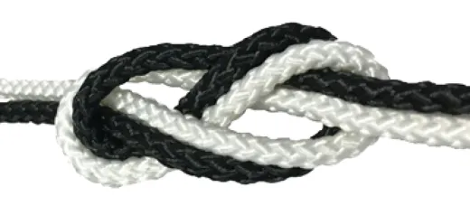 Allcord-22, Geflochtenes Polyester, Ø5mm, Schwarz, 200m
