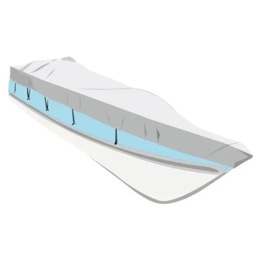 Allpa Abdeckplane Größe Maxi Tender, Silbergrau, Bootslänge 300-360cm, Bootsbreite 155-170cm