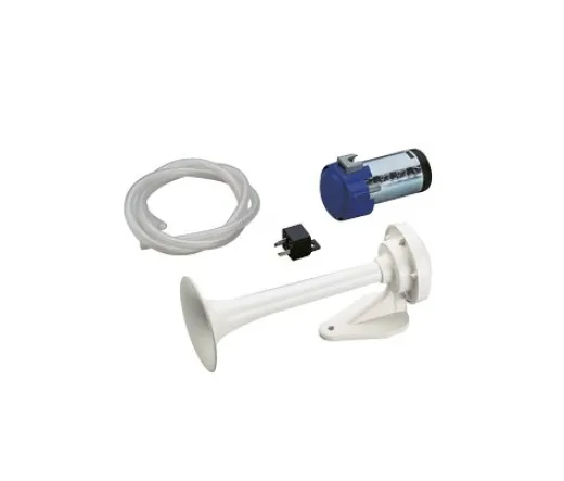 Allpa Abs Signalhorn Mit Kompressor, Einklang, L=250mm, 12v (116db(A)-420hz), Weiß