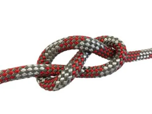 Allpa Allcord-20, Doppelt Geflochtene Schotleine Mixed Colors, Ø12mm, Grau/Rot, 200m