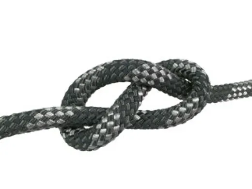 Allpa Allcord-20, Doppelt Geflochtene Schotleine Mixed Colors, Ø6mm, Grau/Schwarz, 200m