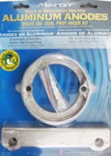 Allpa Aluminium Anodensatz, Volvo 280 Dual Prop
