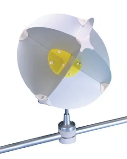 Allpa Aluminium Klampe Radarreflektor Navy Star Für Seereling, Ø22-28mm
