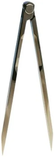 Allpa Aluminium Marinezirkel, L=180mm, Mit Etui