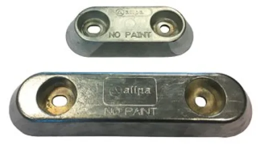 Allpa Aluminium Anode Bolzenmontage, Lochabstand = 140mm (1,4kg)