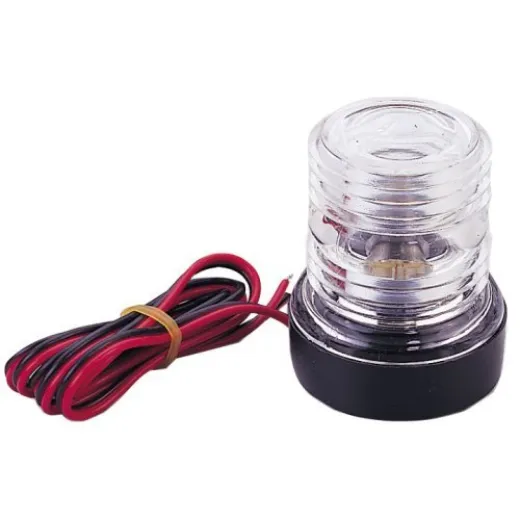 Allpa Ankerlampe, 12v/8w, 360°, Schwarzes Kunststoffgehäuse, Klare Linse