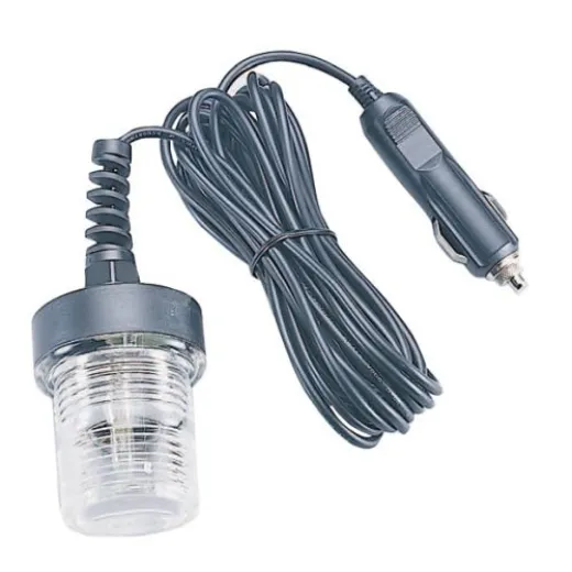 Allpa Ankerlampe Mit Integriertem Dämmerungsschalter, 12v, 2nm (Fresnel-Linse), Klare Linse
