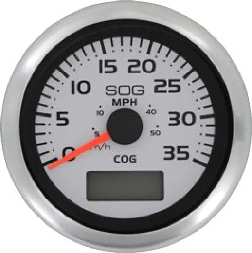 Allpa Argent Pro Geschwindigkeitsanzeiger 0-35 Mph (Inklusive Pitot & Schlauch)