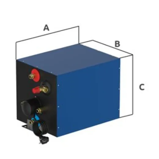 Allpa Basis Schiffsboiler, Rund, 850w/30l, Gewicht 14kg
