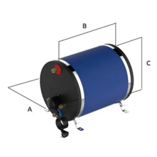 Allpa Basis Schiffsboiler, Rechteckig, 850w/22l, Gewicht 13kg