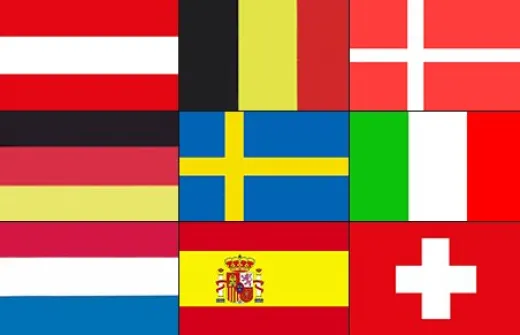Allpa Belgische Flagge 30x45cm
