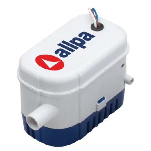 Allpa Bilgepumpe Mit Integriertem Schwimmerschalter, 48l/Min, 12v, 3a, Ø19mm-Schlauchanschluß