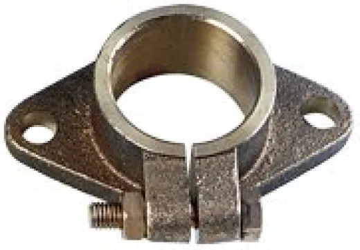 Allpa Bronzener Montageflansch Für Stevenrohr Ø40mm (Für Welle Ø25mm)