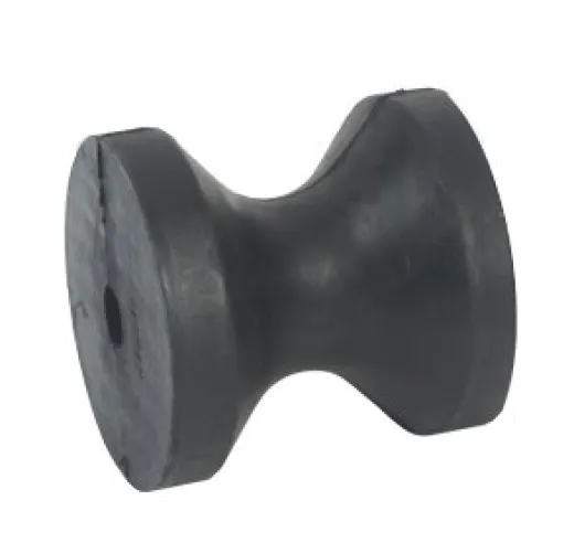 Allpa Bugrolle, 76xø76mm, Bohrung 12mm (Gegossenem Gummi)