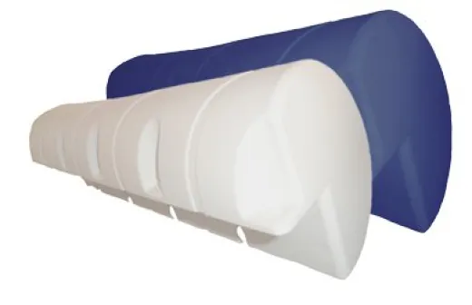 Allpa Dockfender, 1000x190x190mm, 3,6kg, Weiß (Größe 1)