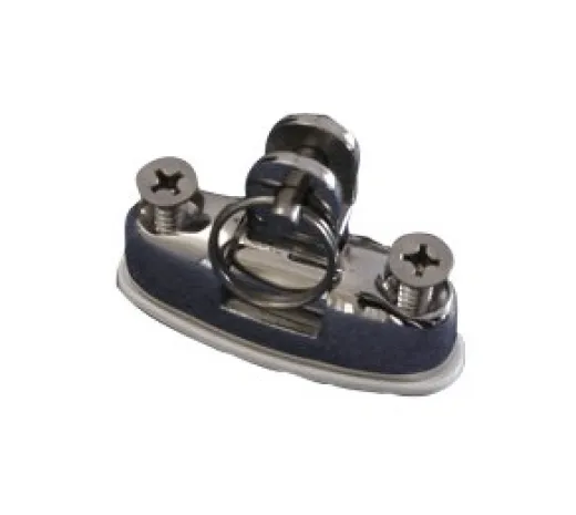 Allpa Niro Deckfitting Scharnierend Mit Schrauben, Stift Und Nylon Fußplatte