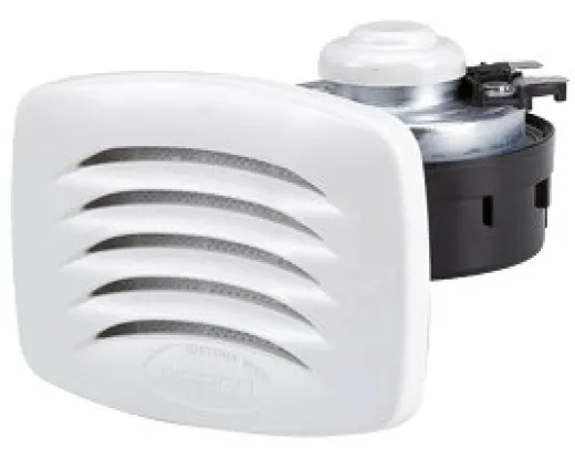 Allpa Elektromagnetisches Einbau-Signalhorn Mit Verchromtem Kunststoff-Grill, Einklang, 12v