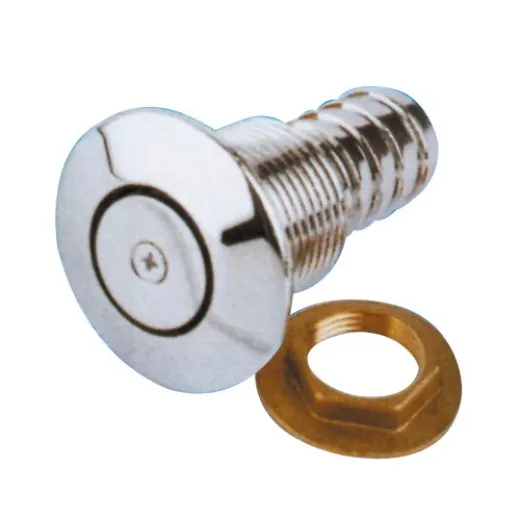 Allpa Entlüftungsnippel Messing Verchromt Ø19mm, Gerade