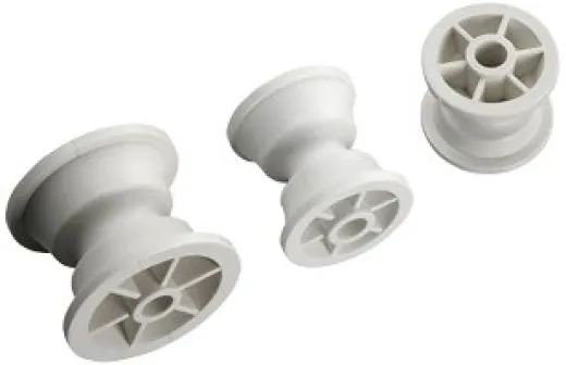 Allpa Ersatz Nylon Ankerrolle, Ø54mm, B=62mm, Stift Ø12mm