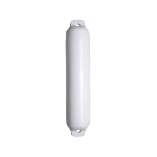 Allpa Fender Comet, Ø120mm, L=550mm, Weiß (Größe 2) (Aufblassbar Mit Kugelventil)