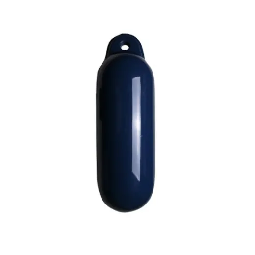 Allpa Fender Tropfenmodell, Ø210mm, L=620mm, Navy (Größe 3) (Aufblassbar Mit Kugelventil)