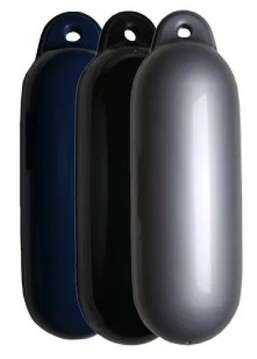 Allpa Fender Tropfenmodell, Ø240mm, L=700mm, Navy (Größe 4) (Aufblassbar Mit Kugelventil)