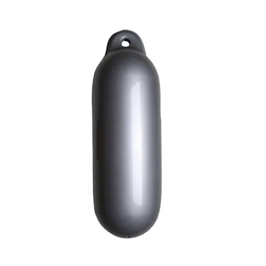 Allpa Fender Tropfenmodell, Ø240mm, L=700mm, Silber (Größe 4) (Aufblassbar Mit Kugelventil)