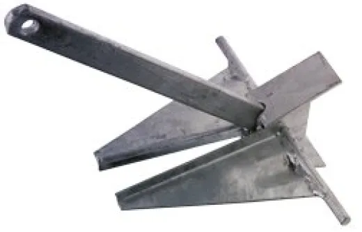 Allpa Feuerverzinkter Plattenanker Typ Danforth, 12kg