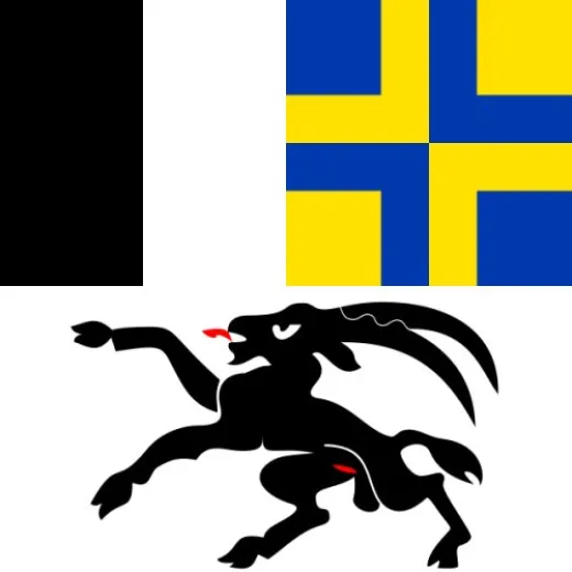 Allpa Graubünden Flagge 20x30cm