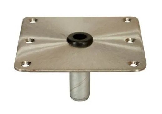 Allpa Hi-Lo Fuß 7X7 (178x178mm), Satiniert