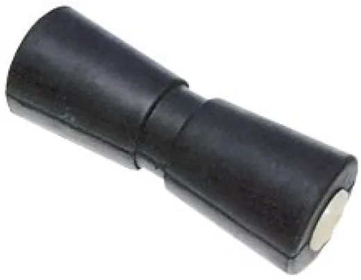 Allpa Kielrolle, L=432mm, Bohrung 16mm, Extra Schwer Mit Nylon Lagerbuchsen (Hochwertigem Gummi)
