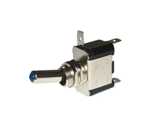 Allpa Kippschalter, 12v, On/Off, Blau Led